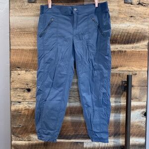 EUC - Athleta - Trekkie Jogger Pants - Blue - 16